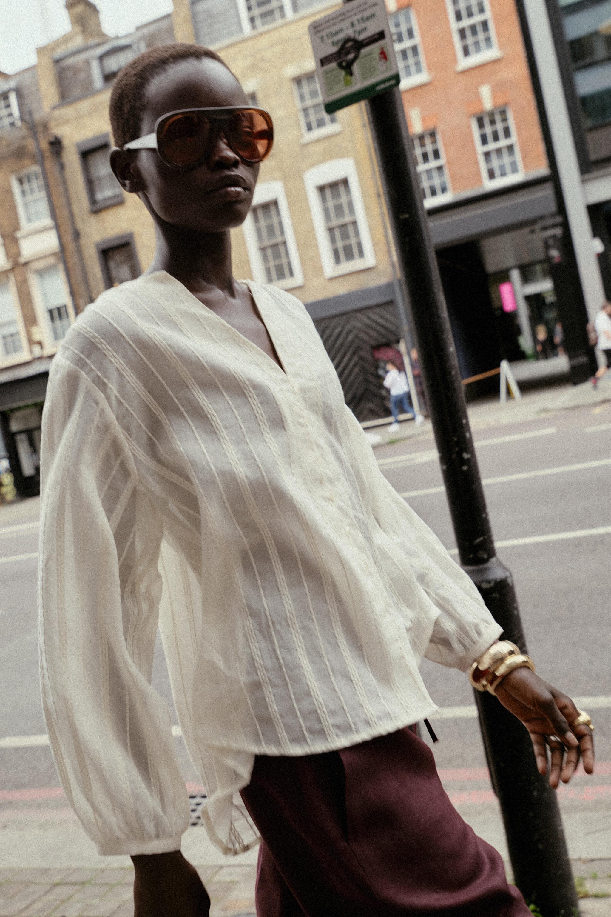 BLOUSE RAYÉE RUSTIQUE